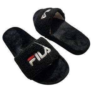 Fila Fuzzy Slide Black Size 5